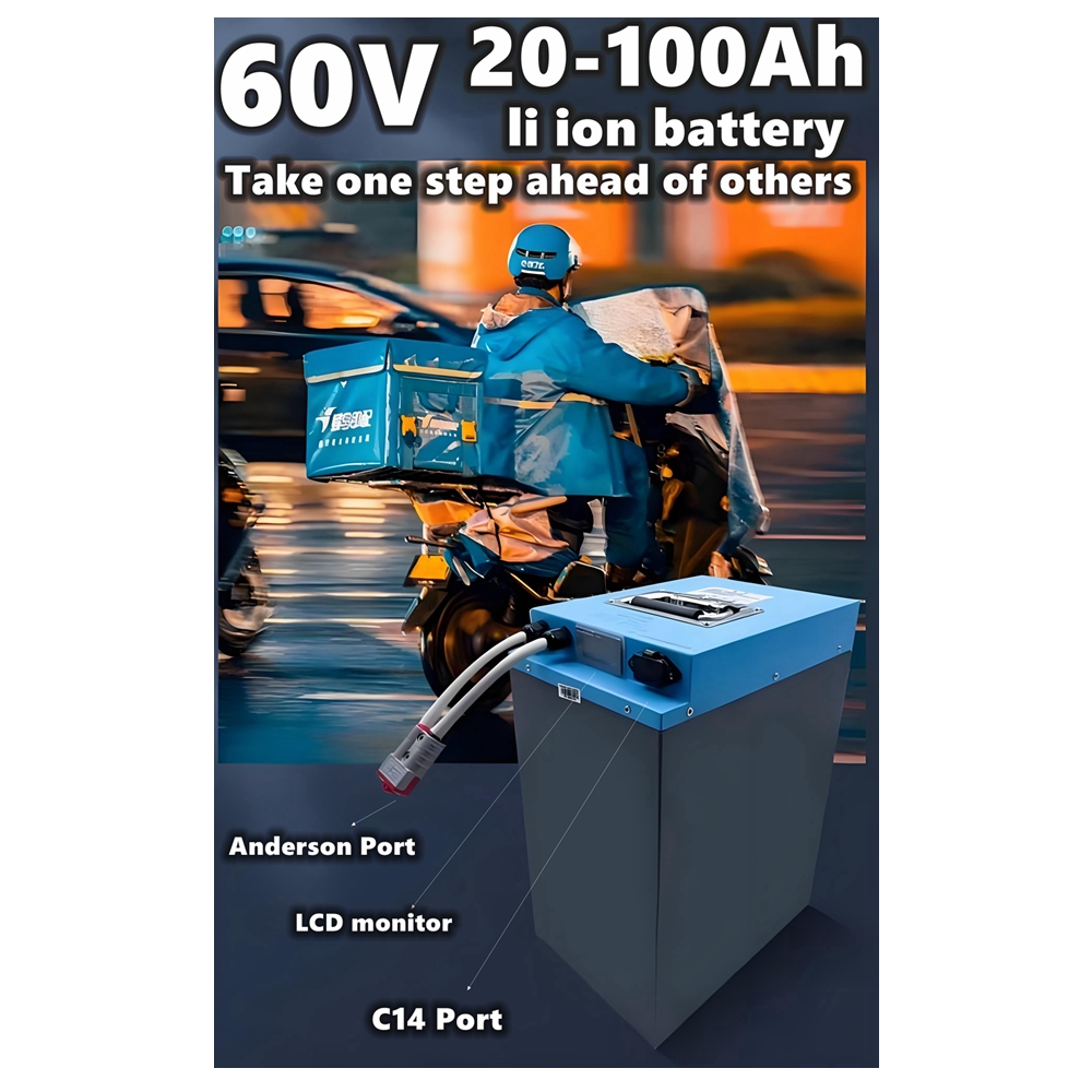 60V 50Ah Electric Scooter Battery - Литий-ионный аккумулятор для скутера HS 60V