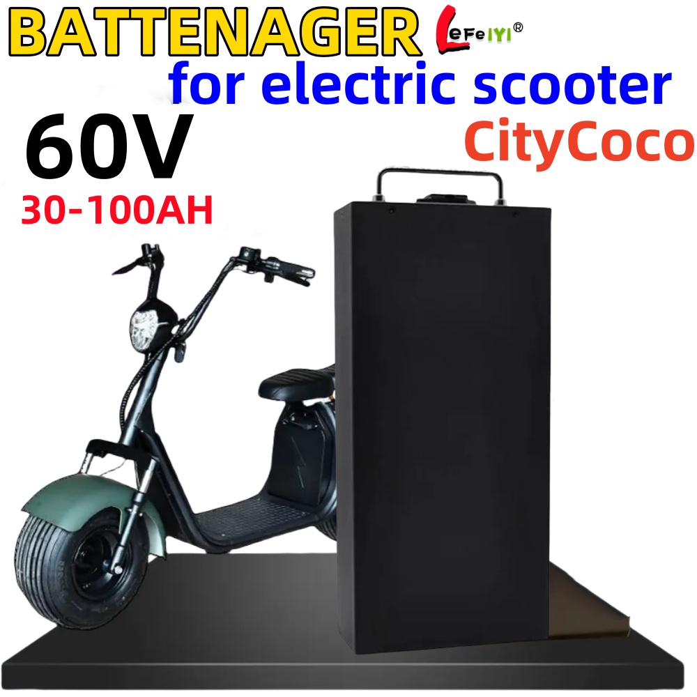 60V 50Ah Electric Scooter Battery - Harley Citycoco 60 В 100 Ач