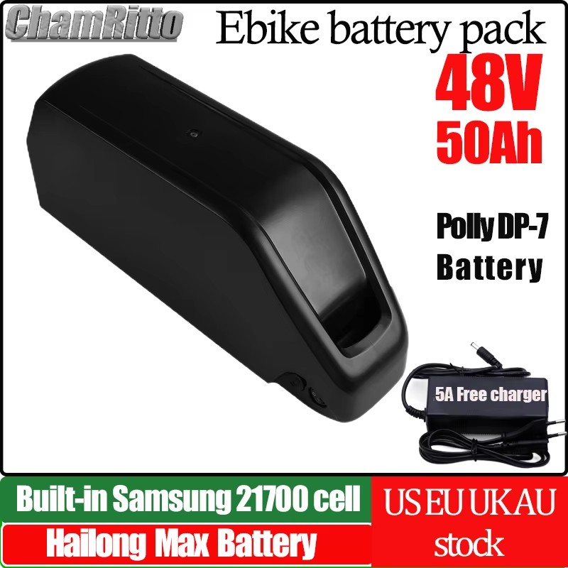 72V 50Ah 21700 Lithium Battery - E Bike Hailong chamrider аккумулятор 48