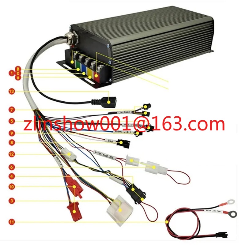 72 В, 100 А, 5000 Вт, синусоид – обзор и цена 72V 100A Sabvoton Controller