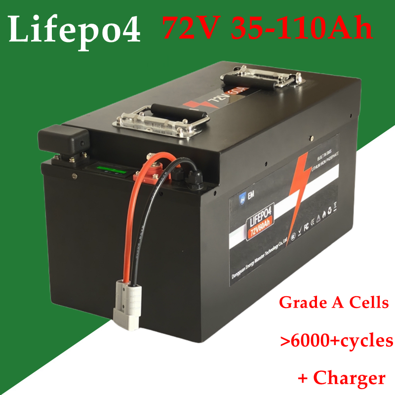 Литиевая батарея 72 В 35 Ач 40 – обзор и цена 72V 40Ah Lifepo4 Battery Pack