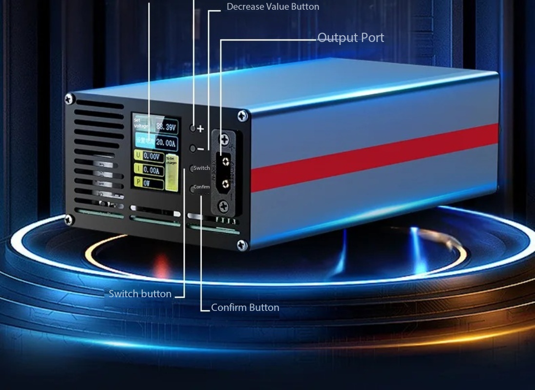 Умное зарядное устройство для  – обзор и цена 72V 15A Fast Charger
