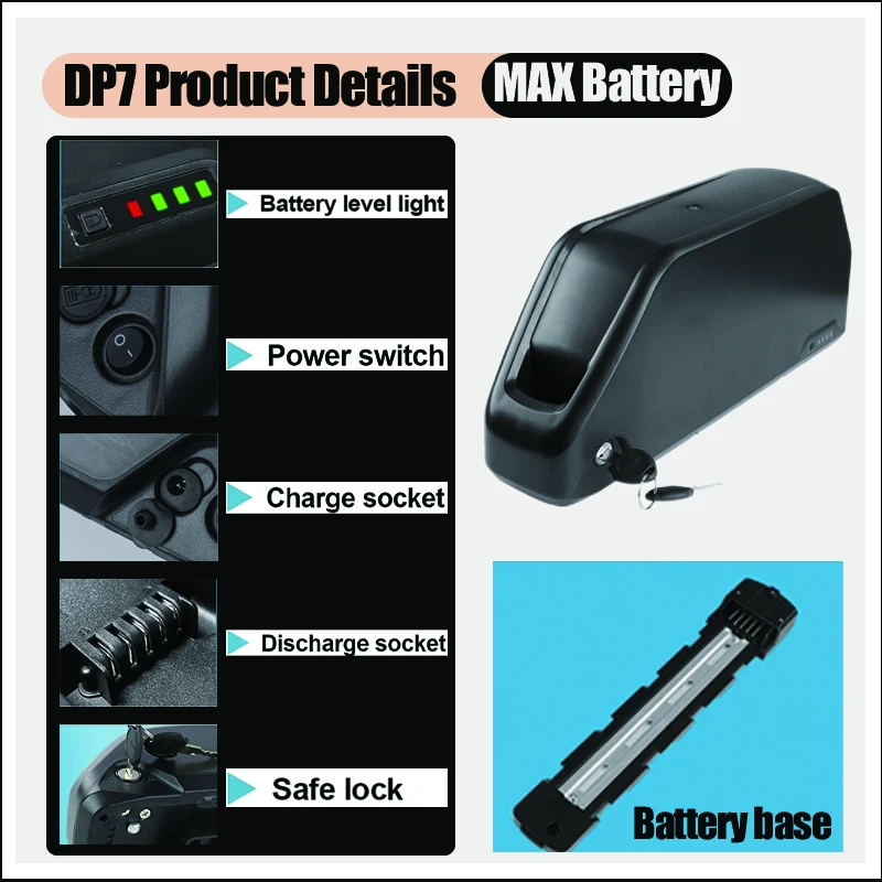Аккумулятор для электровелосип – обзор и цена 72V 50Ah 21700 Lithium Battery