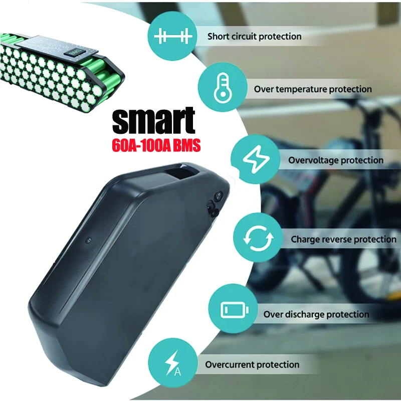 Аккумулятор для электровелосип – обзор и цена 72V 50Ah 21700 Lithium Battery