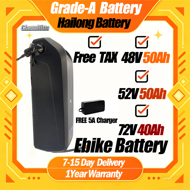 Аккумулятор для электровелосип – обзор и цена 72V 50Ah 21700 Lithium Battery