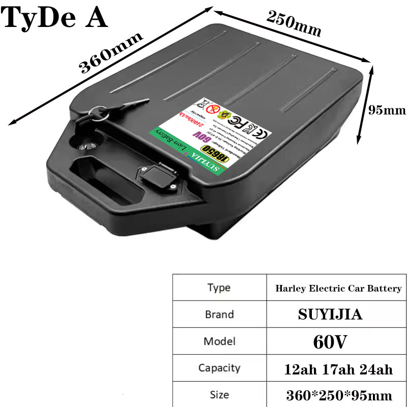 HarleyBatteryCitycocoЭлектриче – обзор и цена 60V 50Ah Electric Scooter Battery