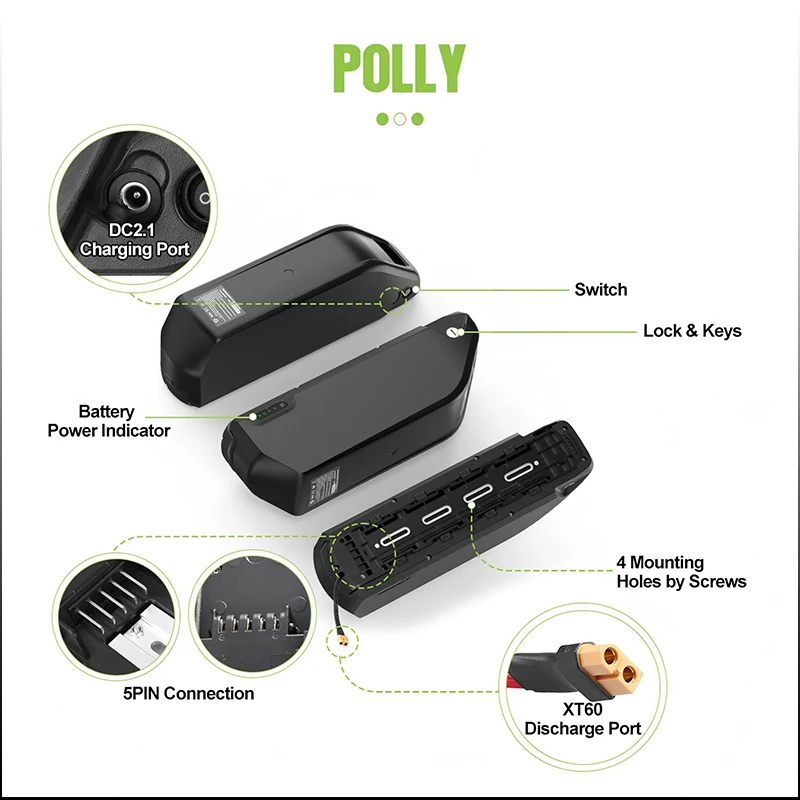 Аккумулятор Hailong Polly 52В  – обзор и цена 72V 40Ah Lifepo4 Battery Pack