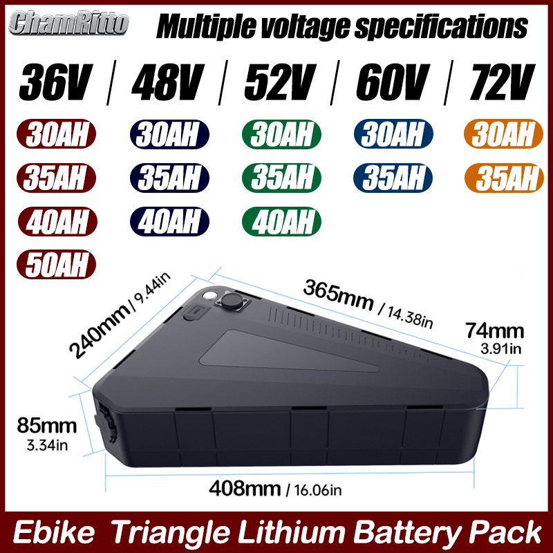 Электровелосипед 60В/72В 3000В – обзор и цена 72V 50Ah 21700 Lithium Battery