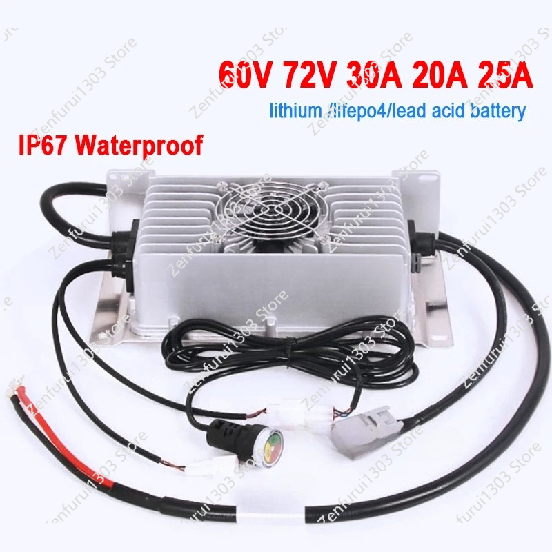 Умное зарядное устройство 72В  – обзор и цена 84V 20A Smart Charger